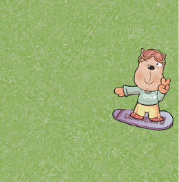 浩樂 （卡通 淺綠）