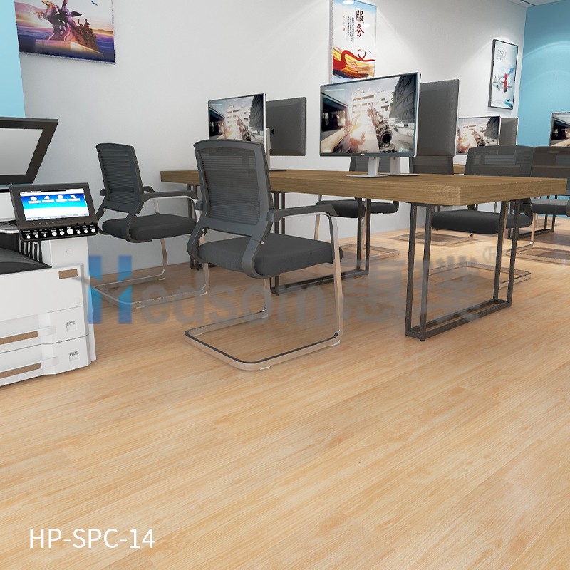 HP-SPC-14 惠璞石塑鎖扣地板安裝效果