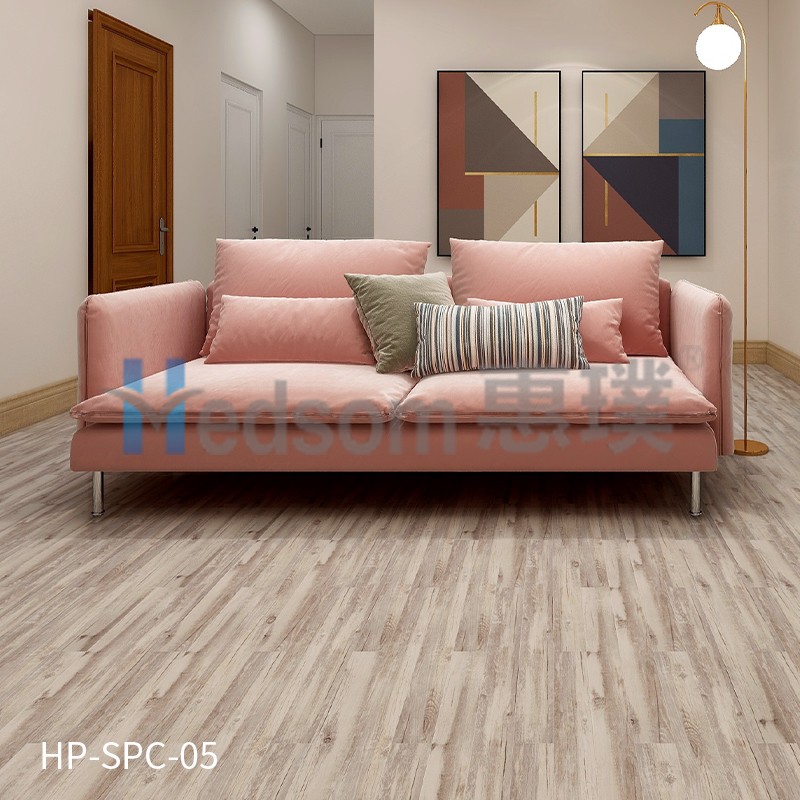 HP-SPC-05 惠璞石塑鎖扣地板安裝效果